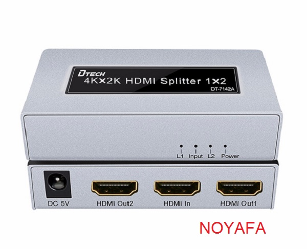 Bộ chia HDMI 1 RA 2 DTECH CHÍNH HÃNG